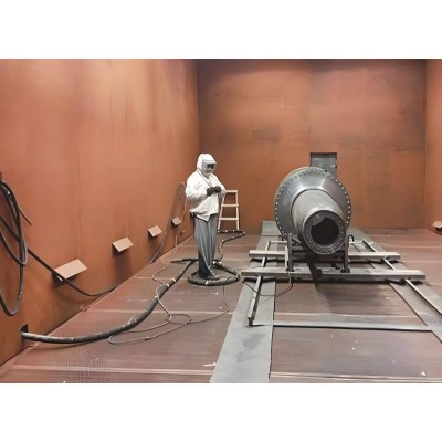 无需土建无基础喷砂房工业涂装高效除锈解决方案