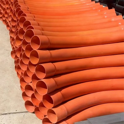 cpvc穿线管大弧弯 45度90度弯头 mpp管弯头转弯配件