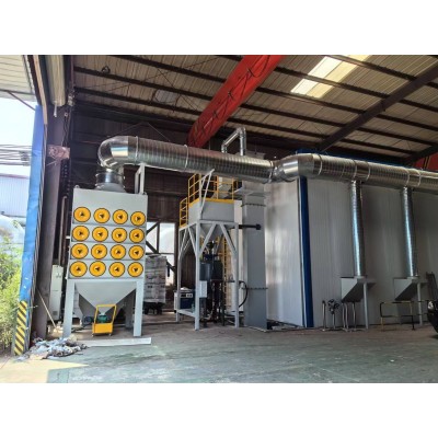 全自动打砂房刮板回砂除尘净化设备