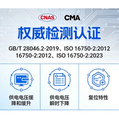 北京仪综所道路车辆电气检测覆盖 9 大核心项目