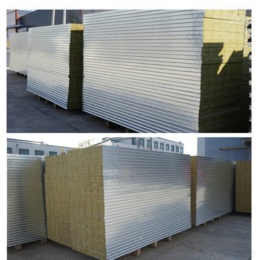 保温岩棉复合板 彩钢瓦批发 耐火抗压