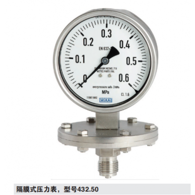 Wika隔膜压力表