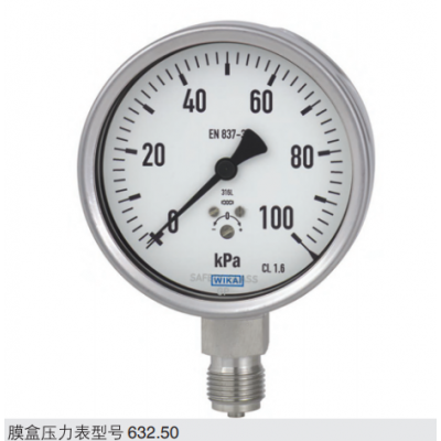 Wika膜盒压力表