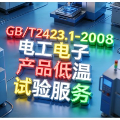 GB/T2423.1-2008电工电子产品低温试验服务