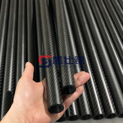 高强度碳纤维圆管 耐高温耐腐蚀 工业机械医疗器械用