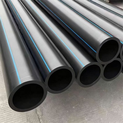 黑色HDPE给水管 城市地下供水管 内壁光滑阻力小