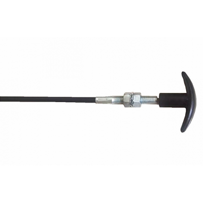 SS304控制软轴组件钢丝绳带T型手柄