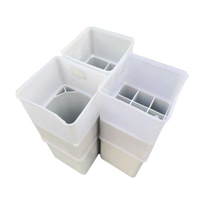 PVC格栅管接头 单四六九孔 方管管箍适配多种管径