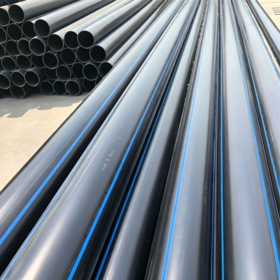 HDPE穿线直根管DN50-200PE电力保护地埋通信穿线管